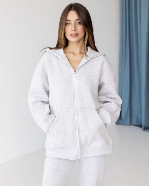  Зображення Об’ємне худі на флісі 