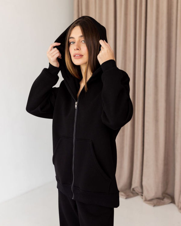  Зображення Об’ємне худі на флісі 