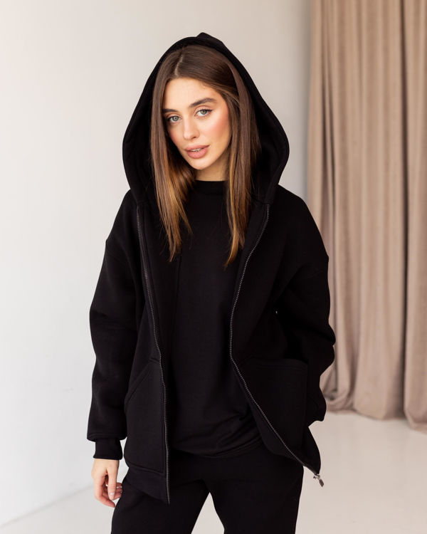  Зображення Об’ємне худі на флісі 