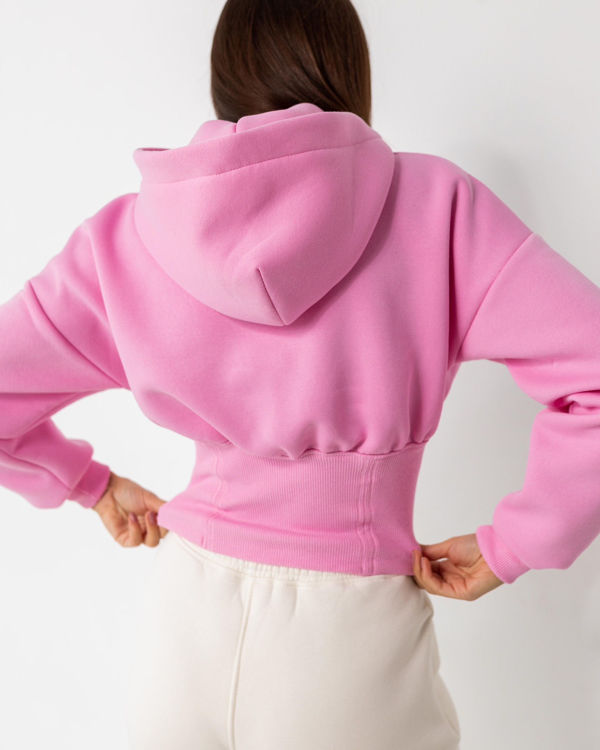  Зображення Худі з корсетом на талії (утеплене) 