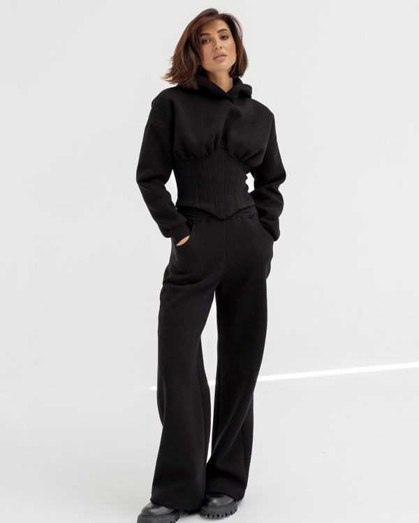  Зображення Штани спортивні палаццо (утеплені) 