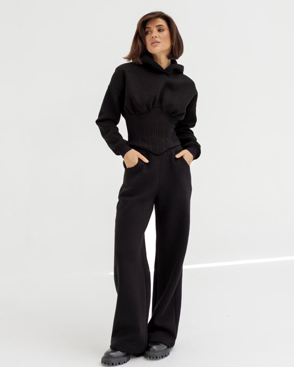  Зображення Штани спортивні палаццо (утеплені) 