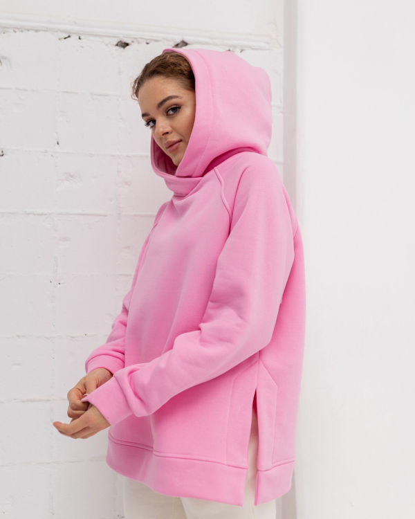  Зображення Худі оверсайз утеплене з розрізами на бічних швах 
