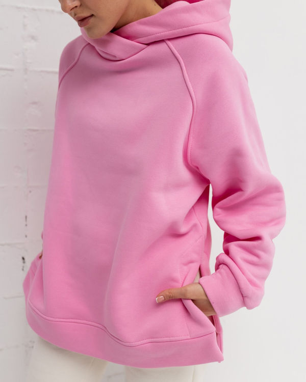  Зображення Худі оверсайз утеплене з розрізами на бічних швах 