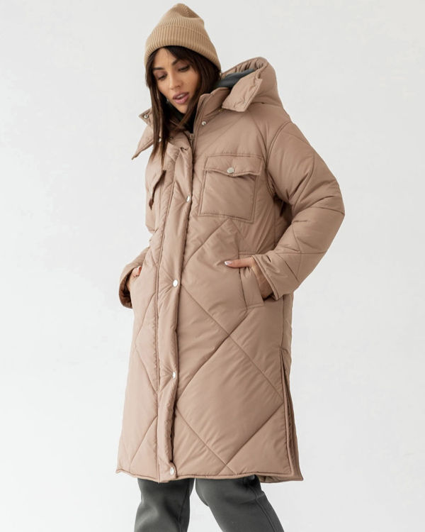  Зображення Жіноче зимове пальто - пуховик 