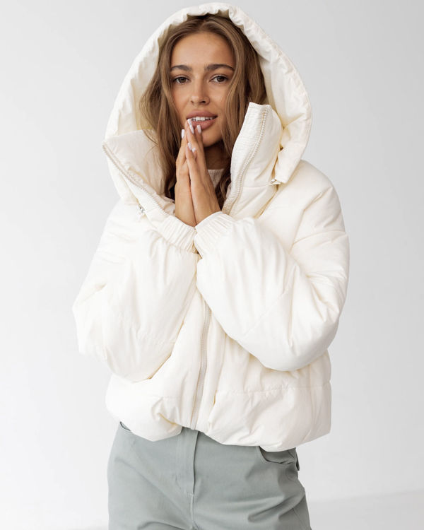  Зображення Обʼємна зимова жіноча куртка 