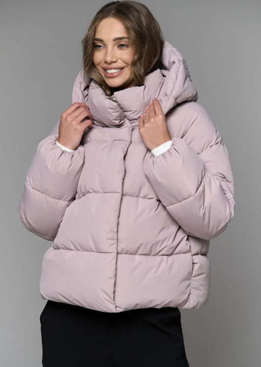  Зображення Куртка - пуфер лілового кольору 