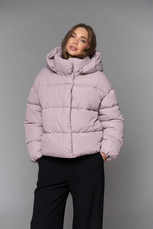  Зображення Куртка - пуфер лілового кольору 