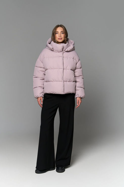  Зображення Куртка - пуфер лілового кольору 