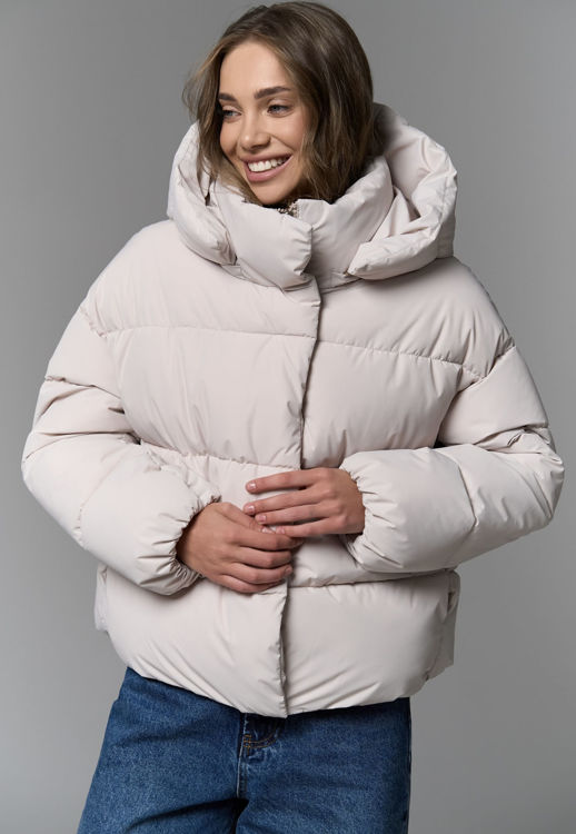  Зображення Куртка - пуфер з відстібним капюшоном 