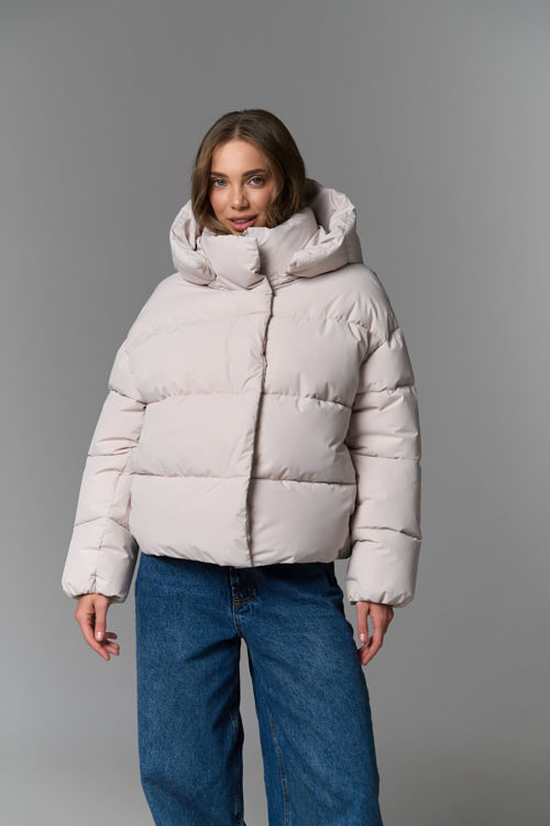  Зображення Куртка - пуфер з відстібним капюшоном 