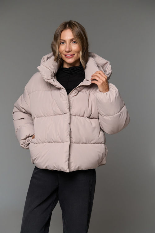  Зображення Куртка - пуфер з відстібним капюшоном 