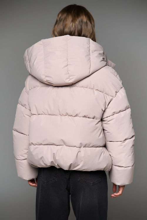  Зображення Куртка - пуфер з відстібним капюшоном 