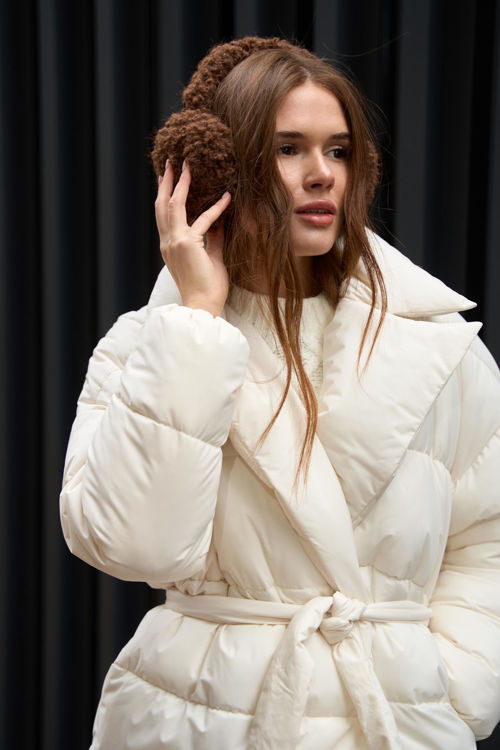  Зображення Куртка -пуфер на запах 