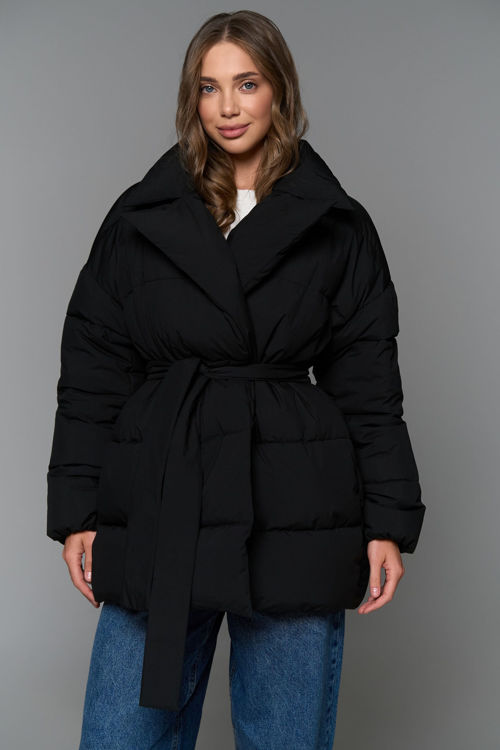  Зображення Куртка -пуфер на запах 