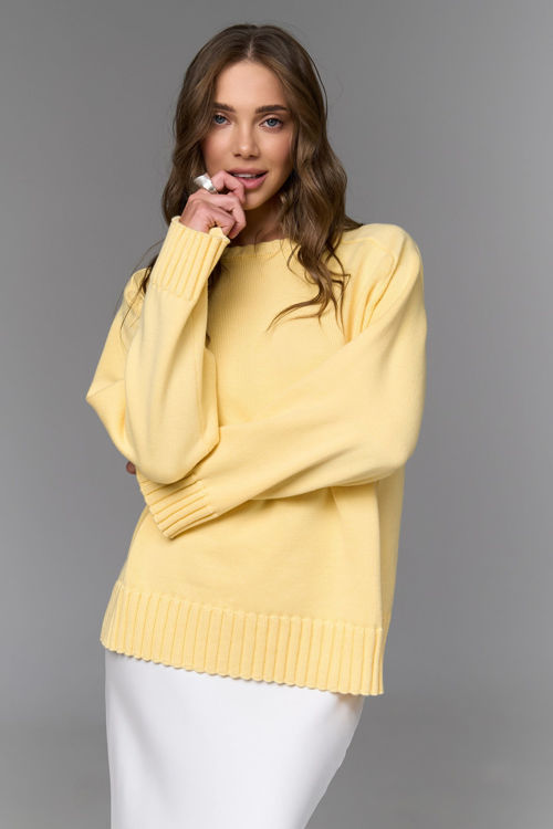  Зображення Светр вʼязаний вільного крою 