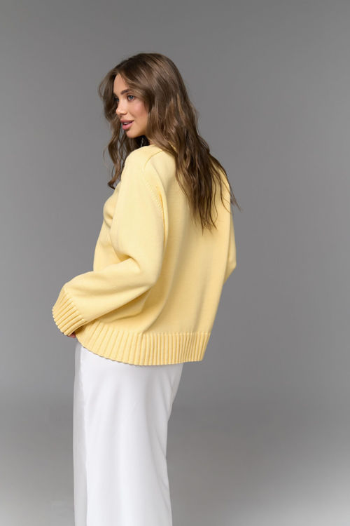  Зображення Светр вʼязаний вільного крою 