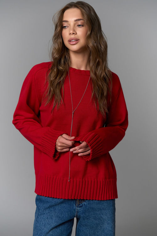  Зображення Светр вʼязаний вільного крою 