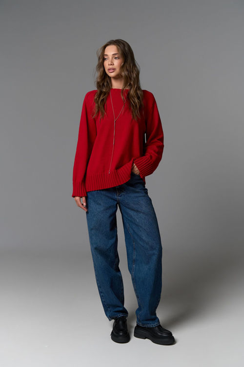  Зображення Светр вʼязаний вільного крою 