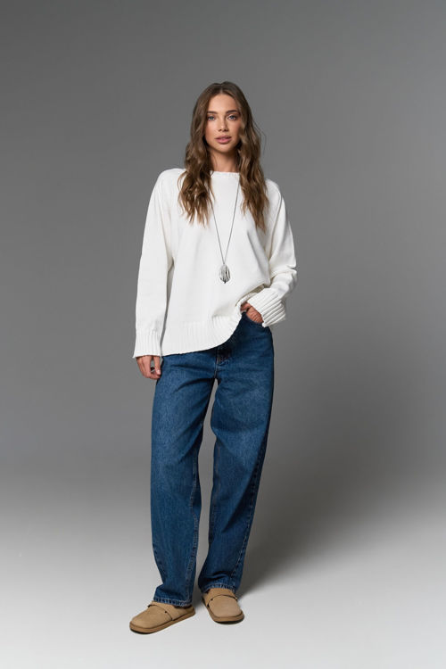  Зображення Светр вʼязаний вільного крою 