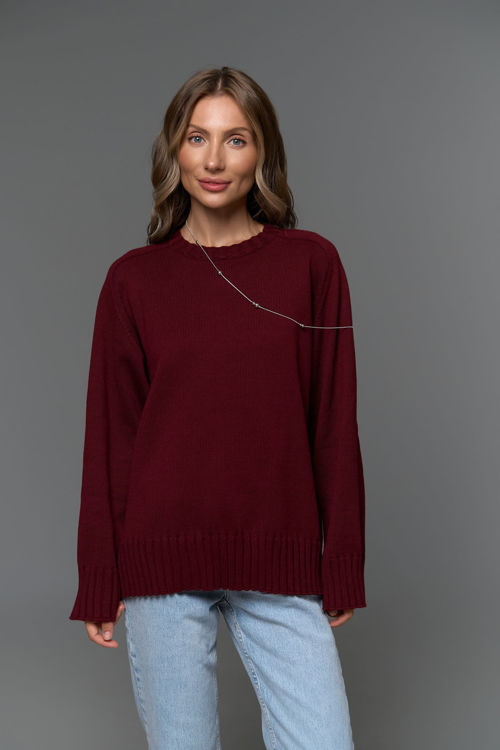  Зображення Светр вʼязаний вільного крою 