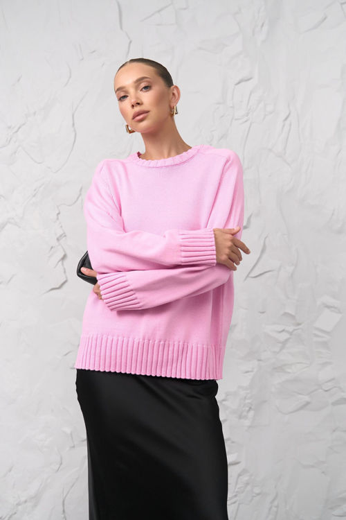  Зображення Светр вʼязаний вільного крою 