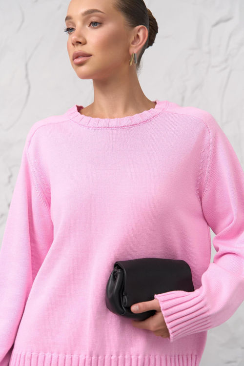  Зображення Светр вʼязаний вільного крою 