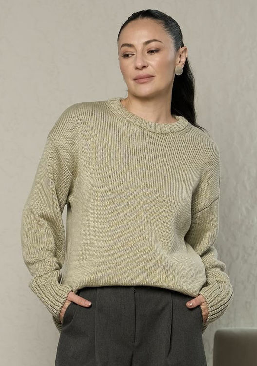  Зображення Светр вʼязаний вільного крою 