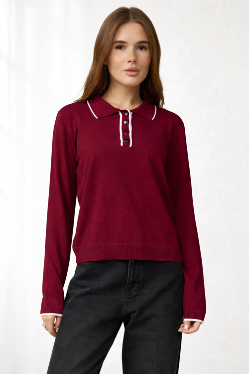  Зображення Джемпер поло жіночий 