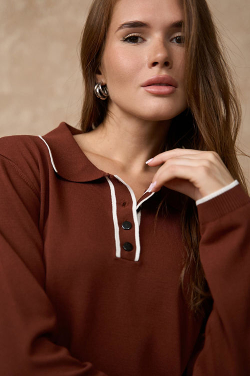  Зображення Джемпер поло жіночий 