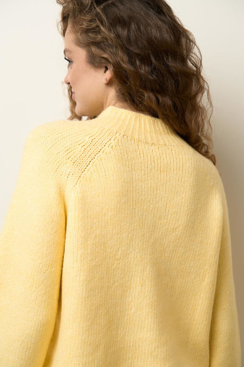  Зображення Вкорочений светр із рукавами регланами 