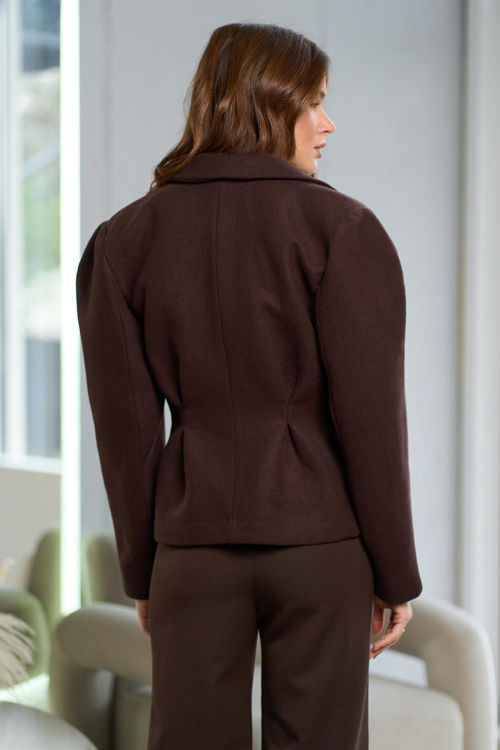  Зображення Жакет з обʼємними рукавами та защіпами на талії 