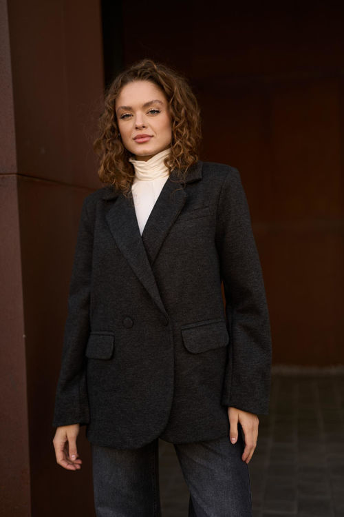  Зображення Жіночий подовжений  жакет 