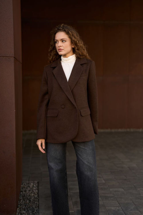  Зображення Жіночий подовжений  жакет 