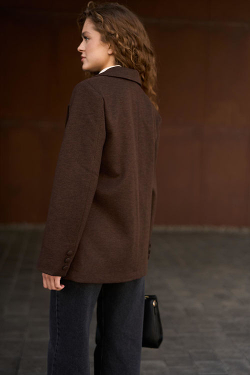  Зображення Жіночий подовжений  жакет (розміри: XL, 2XL) 