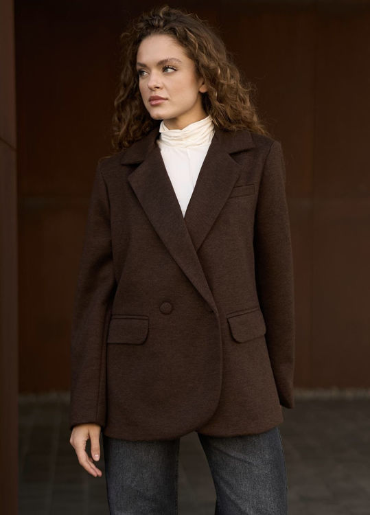  Зображення Жіночий подовжений  жакет (розміри: XL, 2XL) 