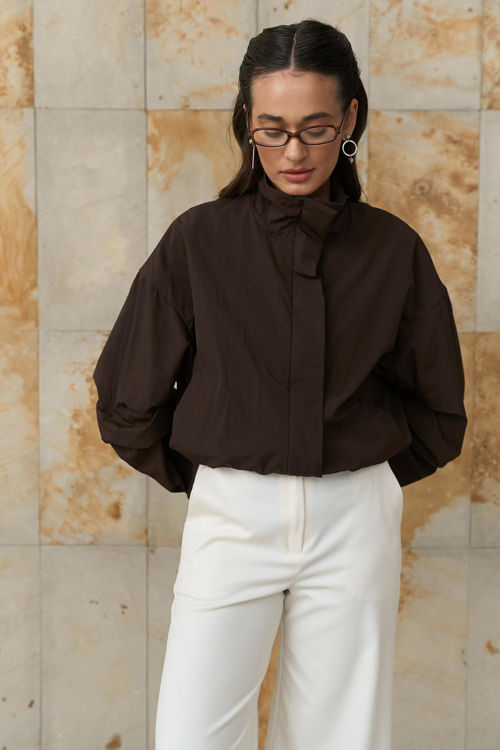  Зображення Куртка-вітровка з обʼємними рукавами 