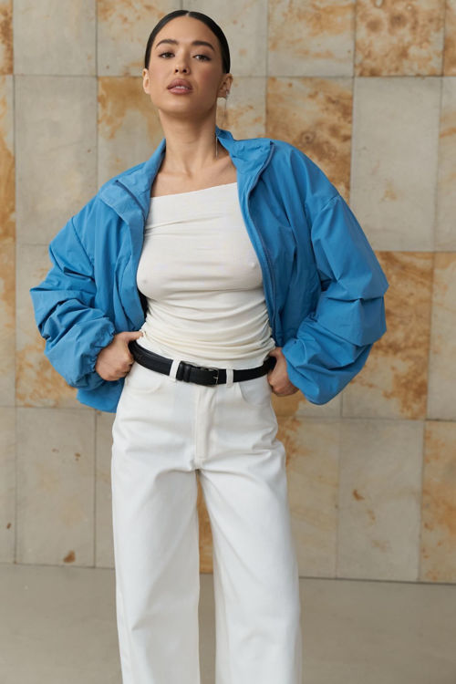  Зображення Куртка-вітровка з обʼємними рукавами 