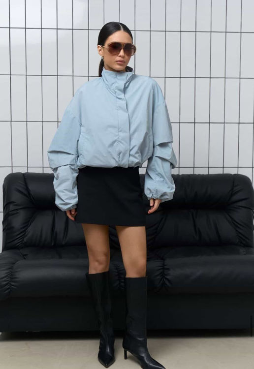  Зображення Куртка-вітровка з обʼємними рукавами 