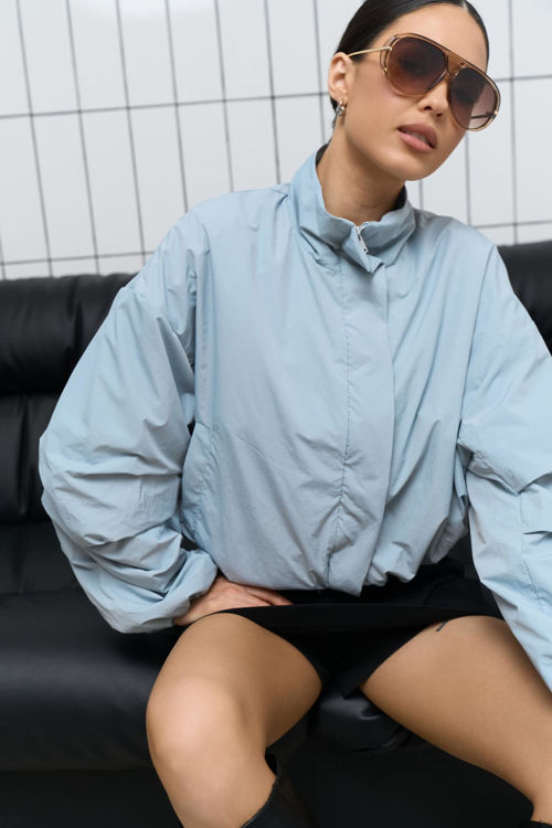  Зображення Куртка-вітровка з обʼємними рукавами 