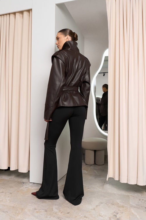  Зображення Жакет-кімоно з еко шкіри 