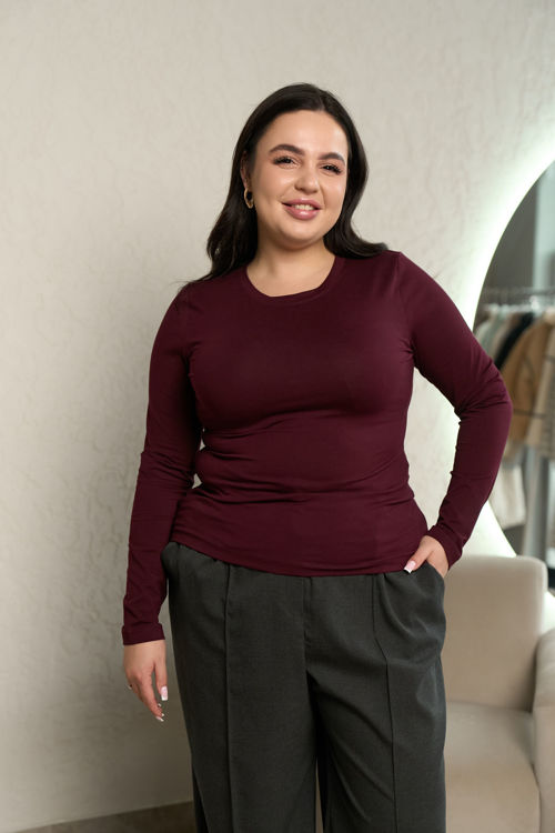  Зображення Лонгслив базовий (XL, 2XL, 3XL) 