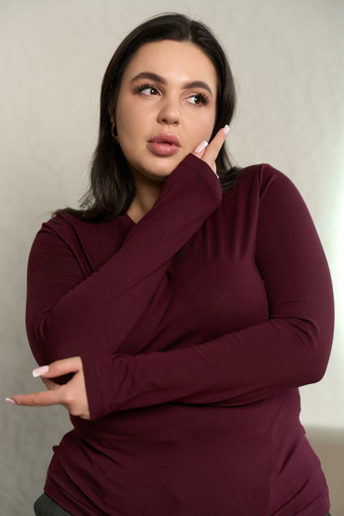  Зображення Лонгслив базовий (XL, 2XL, 3XL) 